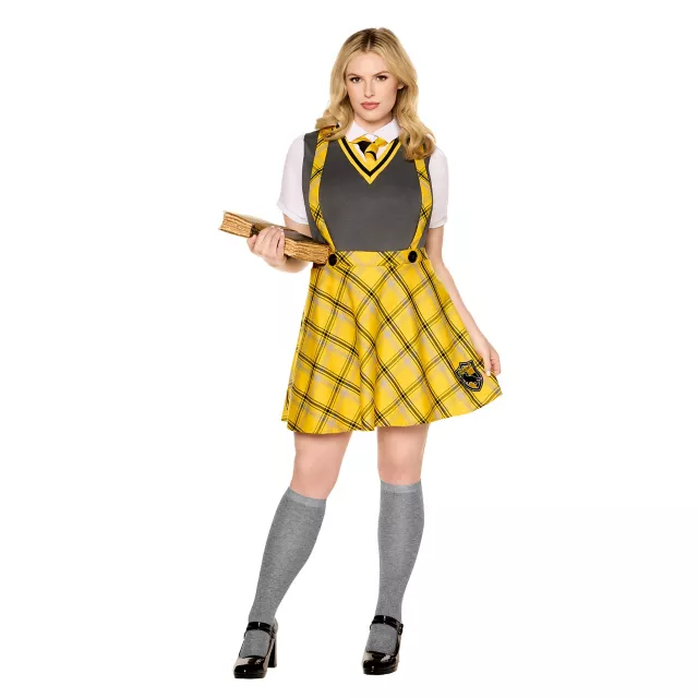 Adult Hufflepuff Plus Size Dress Costume - Harry Potter
