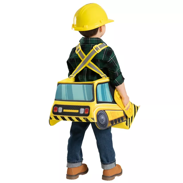 Toddler Ride-Along Bulldozer Costume