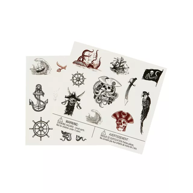Pirate Temporary Tattoos
