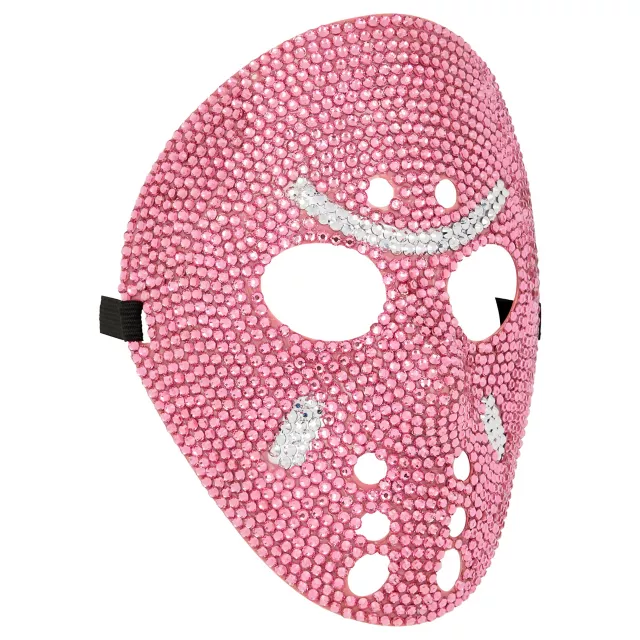 Pink Bling Hockey Mask