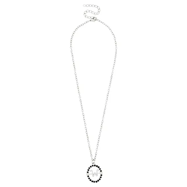 Spinning Wednesday Initial Necklace- Wednesday