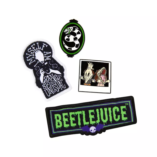 Beetlejuice Patch and Pin Set