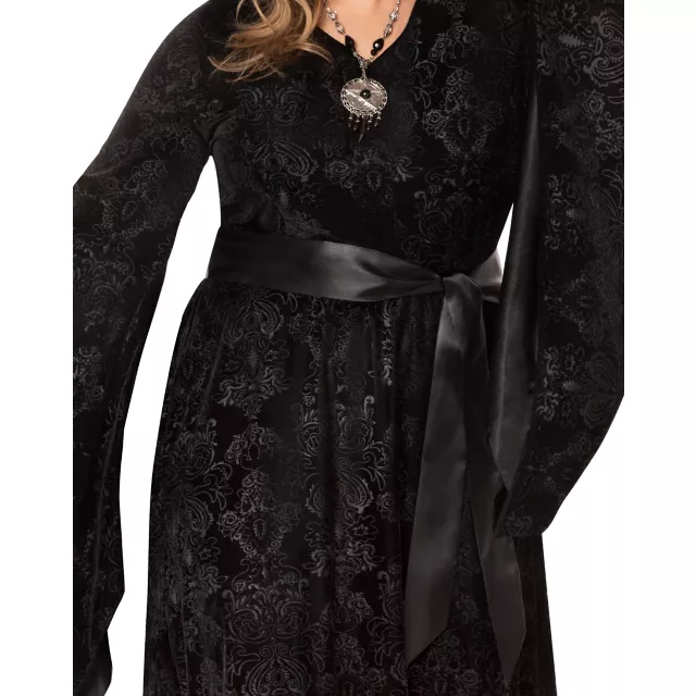 Velvet Hooded Plus Size Robe
