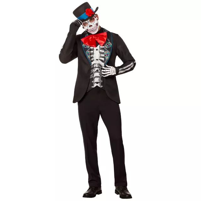 Adult El Hombre Calavera Costume