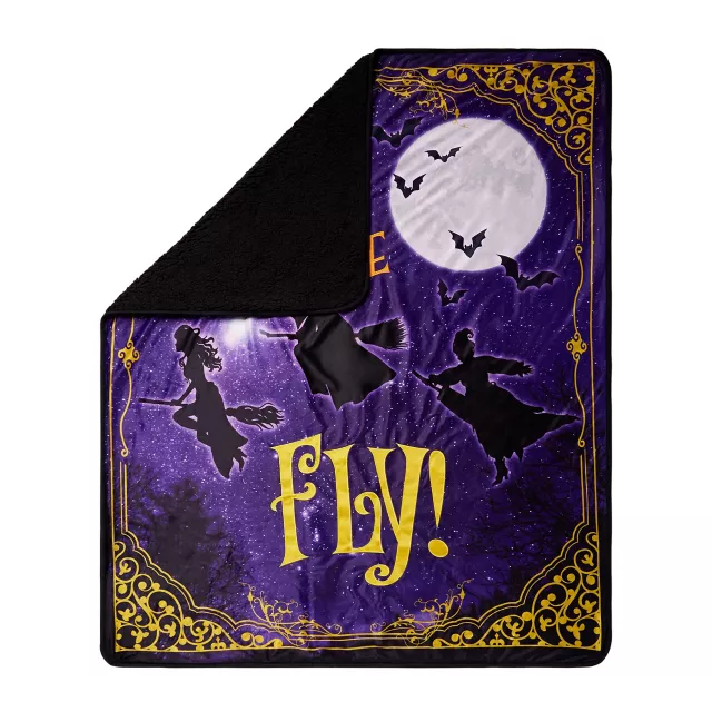 Come We Fly Fleece Blanket - Hocus Pocus