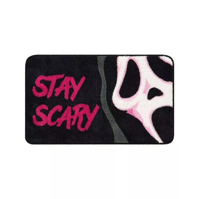 Ghost Face - Stay Scary Pink Bath Mat