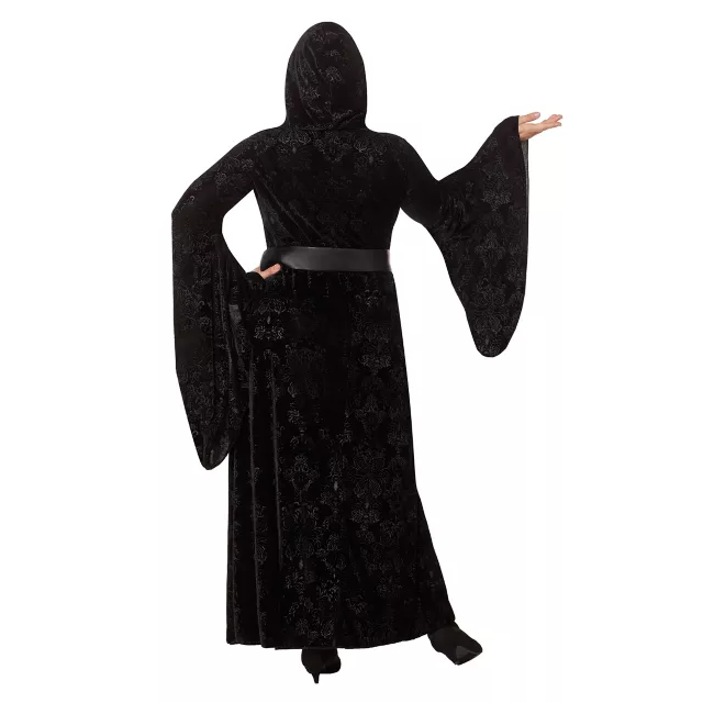 Velvet Hooded Plus Size Robe