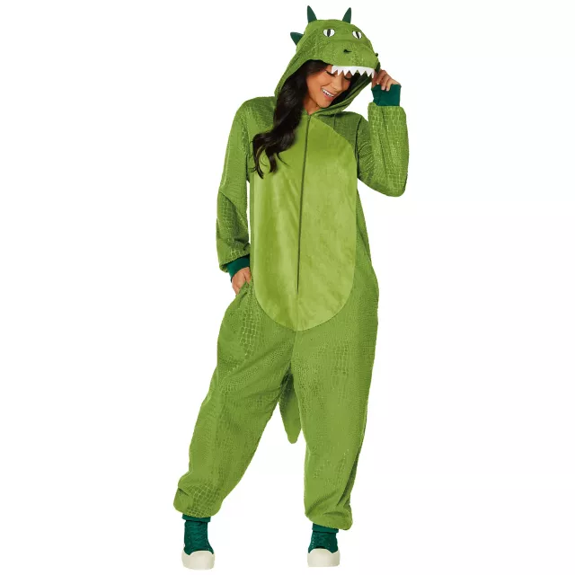 Adult Crocodile Jumpsuit Costume