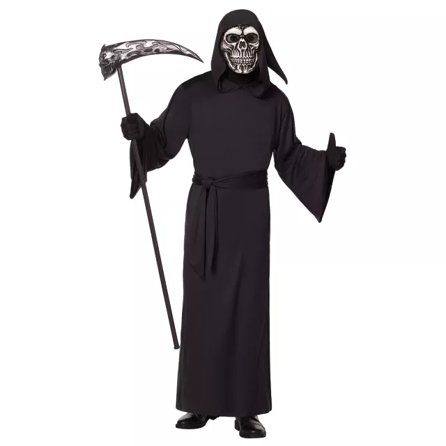 Adult Reaper Skeleton Robe Costume