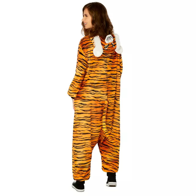 Adult Tiger Jumpsuit Costume