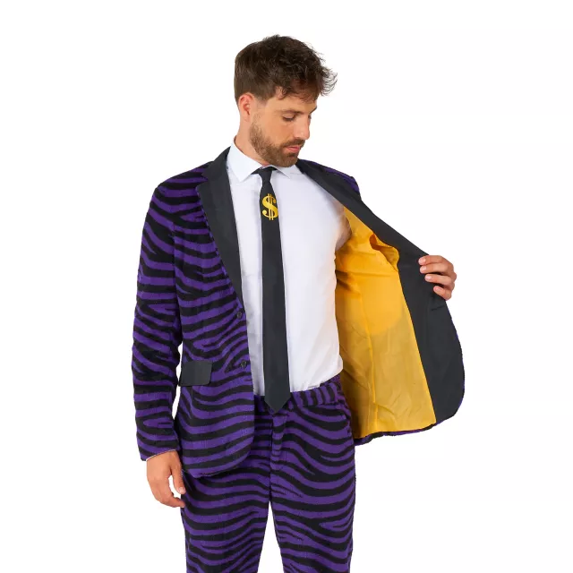 Adult Purple Tiger Pimp Suit Costume