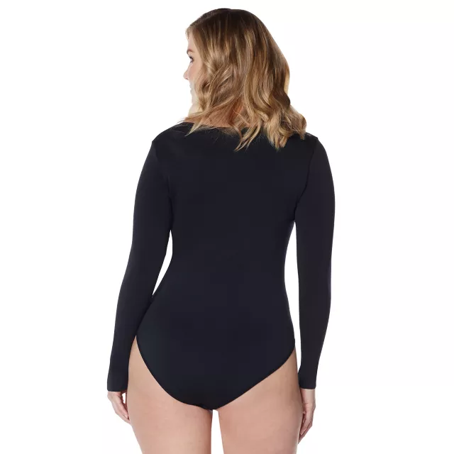 Plus Size Black Bodysuit