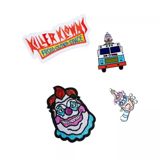 Killer Klowns from Outer Space Pin and Patch Set