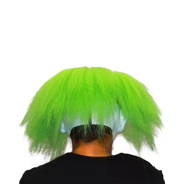 Neon Green Hair Clown Full Mask