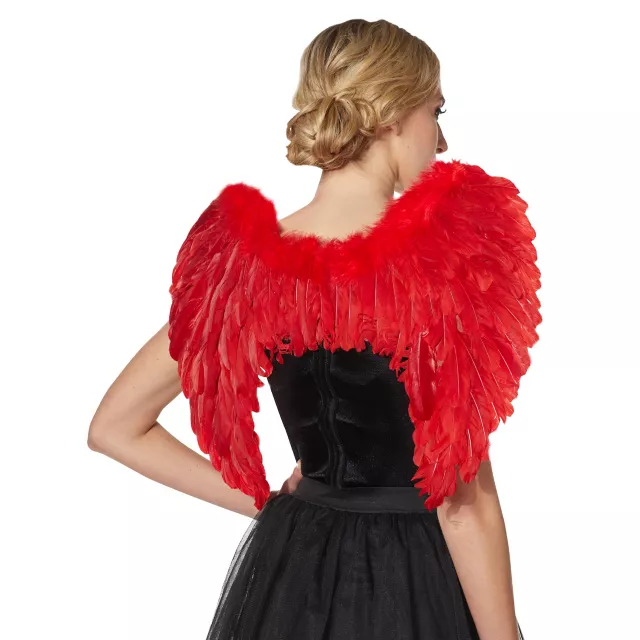 Red Feather Devil Wings