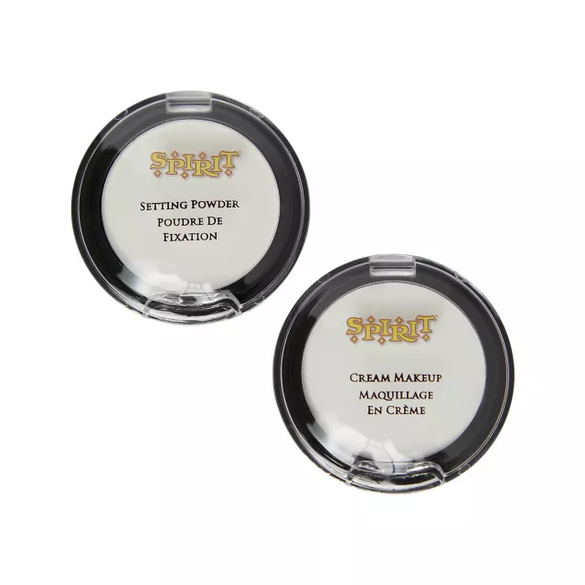 White Cream Makeup and Setting Powder