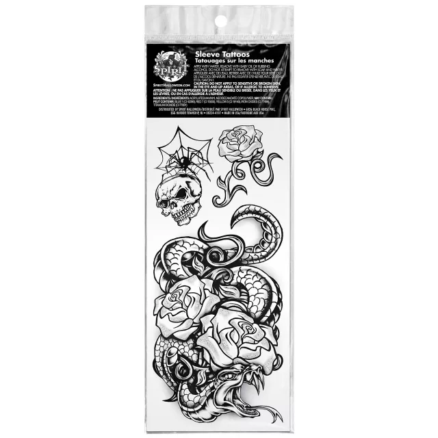 Punk Sleeve Temporary Tattoos