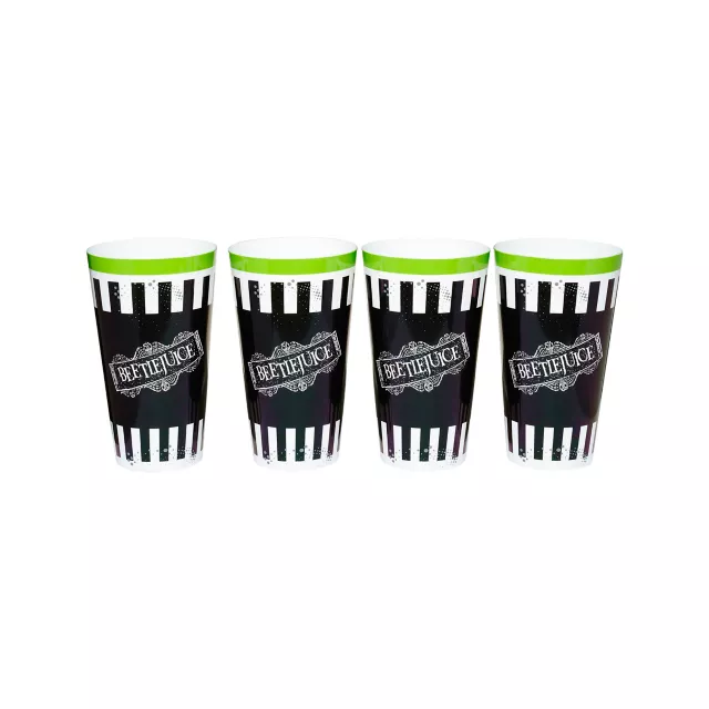 Beetlejuice Plastic Cup Set - 4 Pack