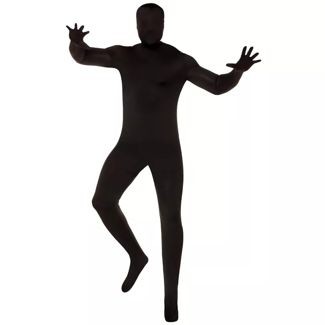 Adult Super Skins Black Zentai Skin Suit Costume