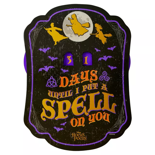 Hocus Pocus Halloween Countdown Sign - Disney