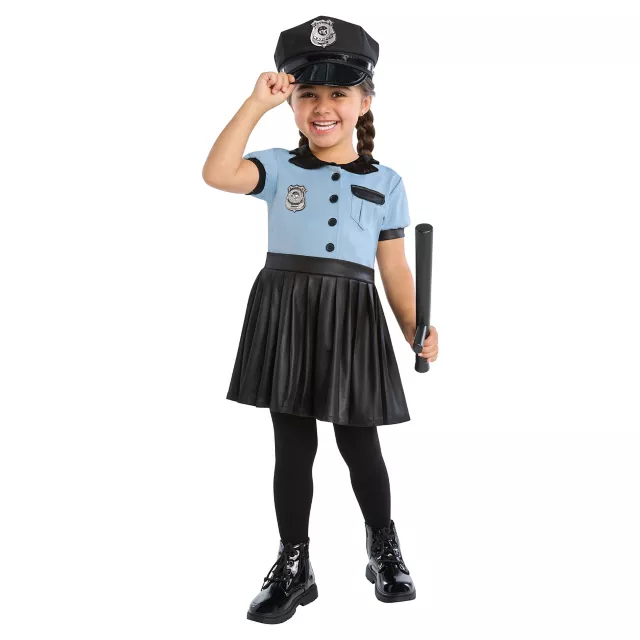 Toddler Police Dress Costume