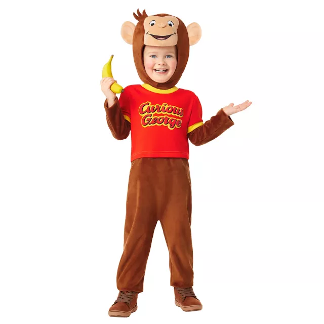 Toddler Curious George Jumpsuit Costume