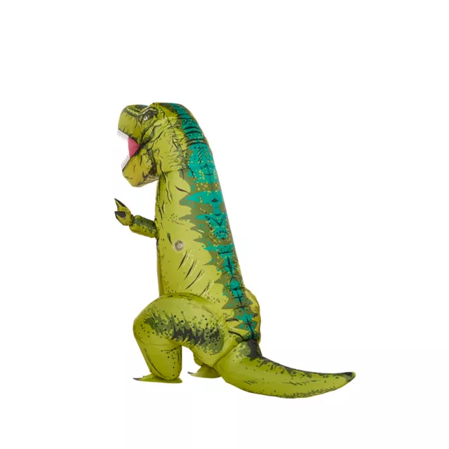 Kids Green Dinosaur Inflatable Costume