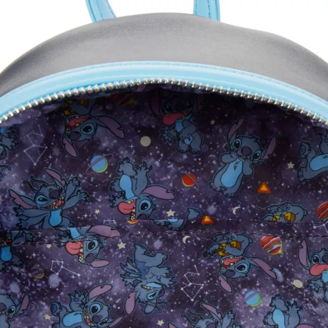 Loungefly Glow in the Dark Space Adventure Mini Backpack - Lilo & Stitch