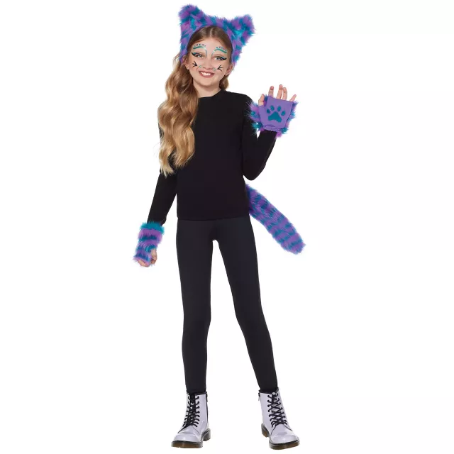 Kids Alice Striped Cat Costume Kit