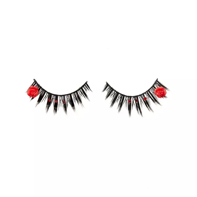Day of the Dead Rose Eyelashes
