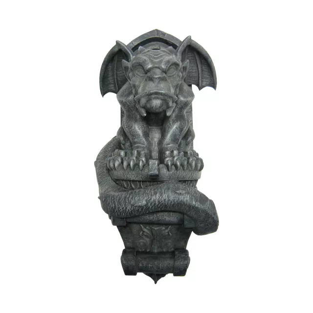 Winged Gargoyle Bust Statue