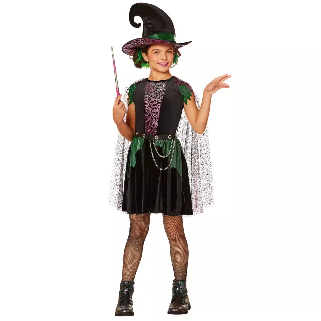 Kids Black Magic Witch Costume