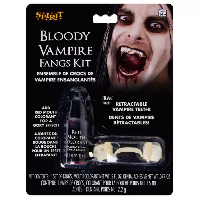 Bloody Vampire Fangs Kit