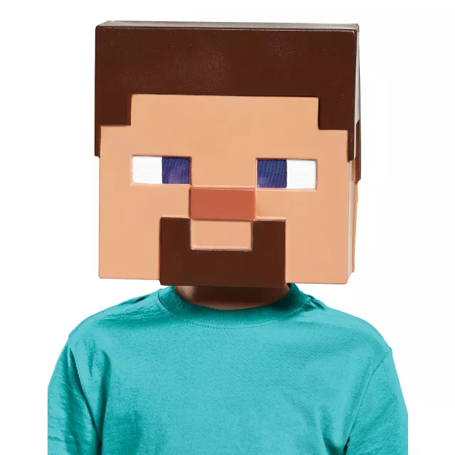 Kids Steve Half Mask - Minecraft