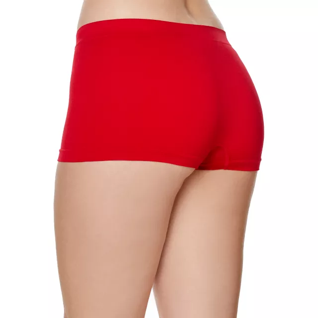 Seamless Boyshort Panties - Red