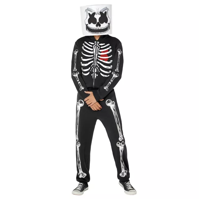Adult Skeleton Marshmello Costume