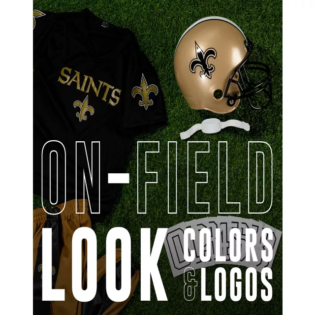 Kids New Orleans Saints NFL Deluxe Uniform Costume - Franklin Sports