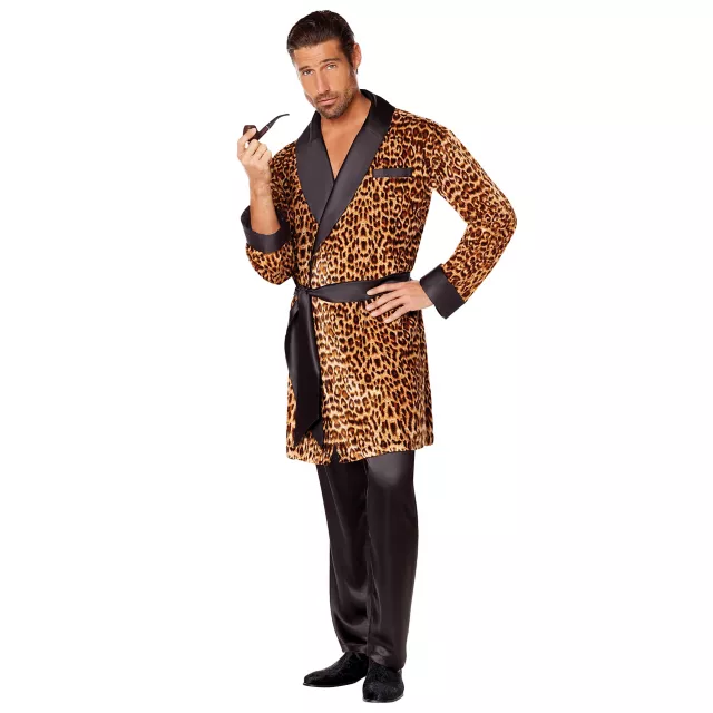 Adult Leopard Casanova Robe