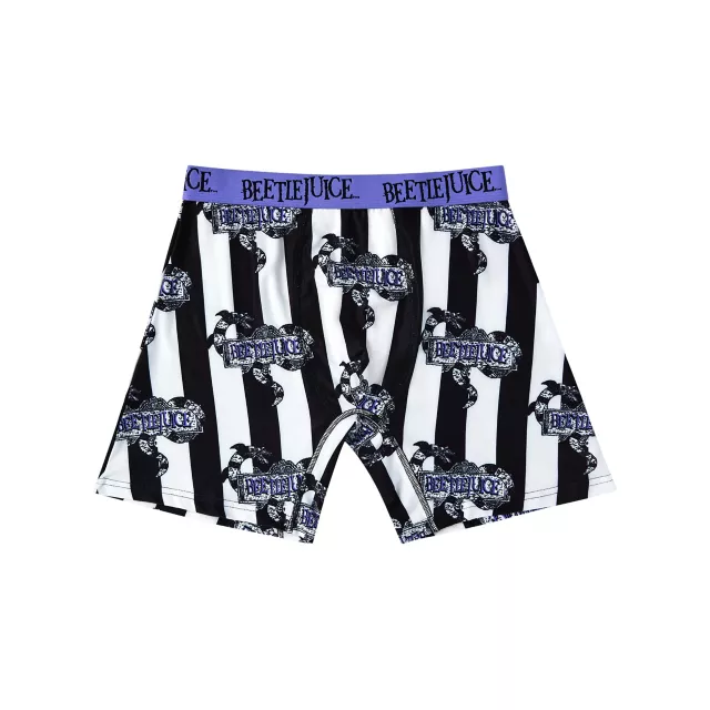 Beetlejuice Striped Boxer Briefs
