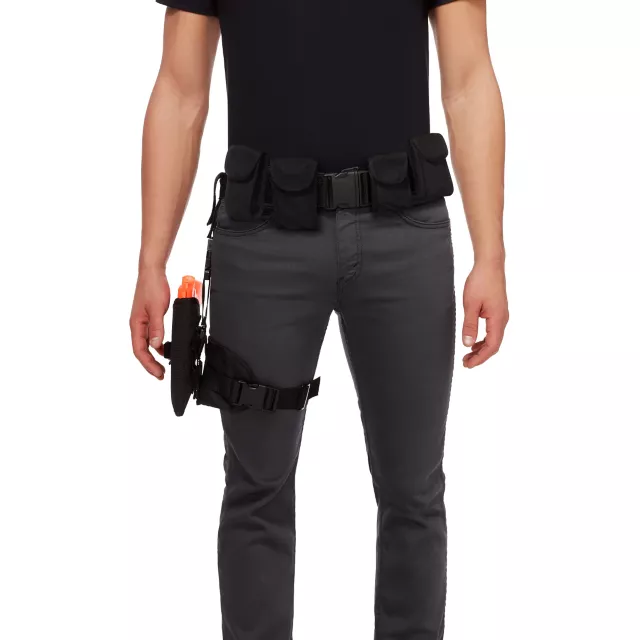 Police Belt with Leg Holster