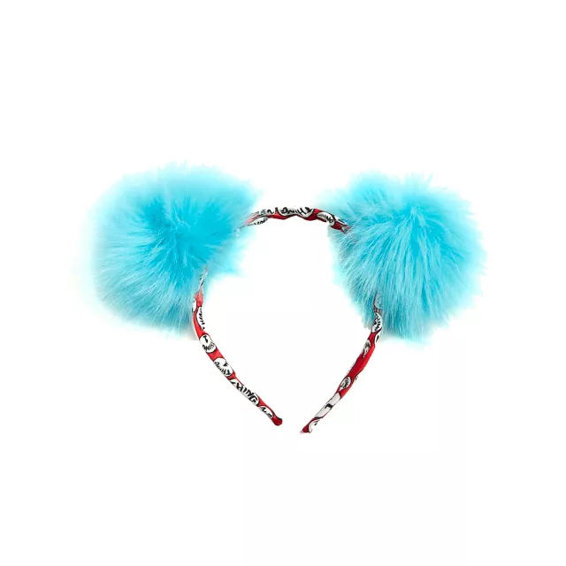 Faux Fur Thing One and Thing Two Headband - Dr. Seuss