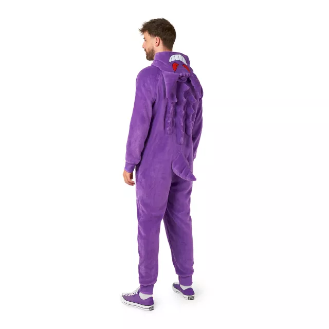 Adult Gengar Hooded Jumpsuit Costume - Pokémon