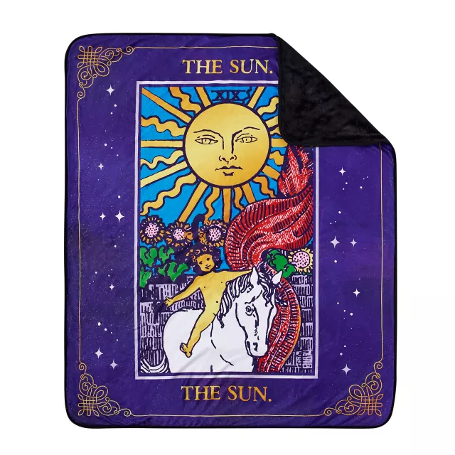 The Sun Tarot Fleece Blanket