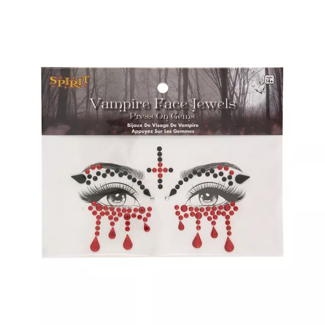 Jewel Vampire Face Decal