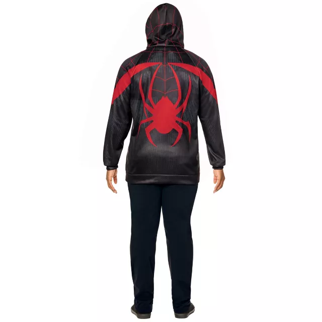 Adult Miles Morales Costume Top and Mask - Spider-Man Classic