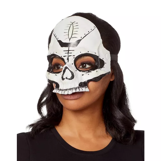 Witch Doctor Skull Half Mask
