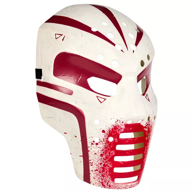 Blood Splattered Hockey Half Mask