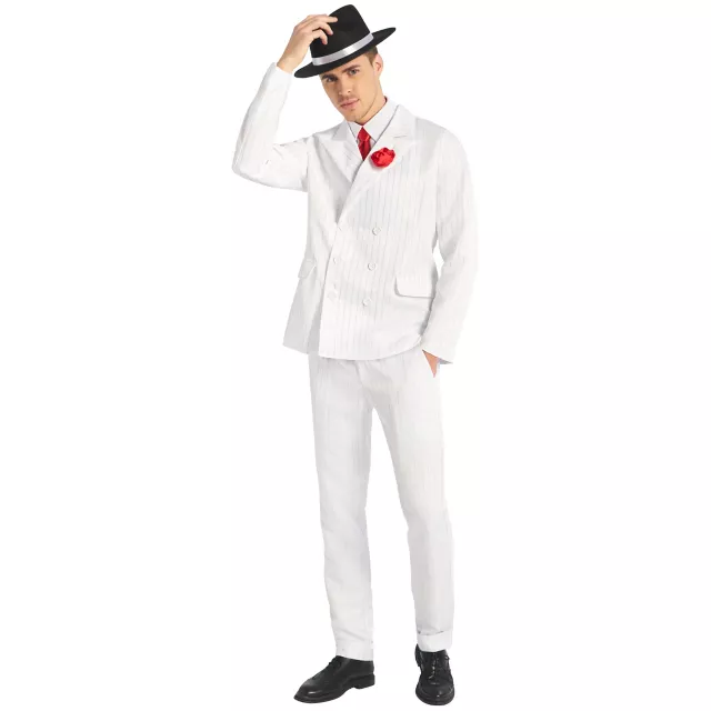 Adult White '20s Mobster Suit