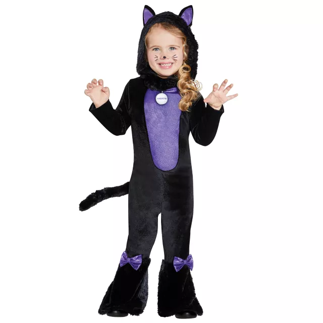 Toddler Pretty Little Kitty Jumpsuit Costume