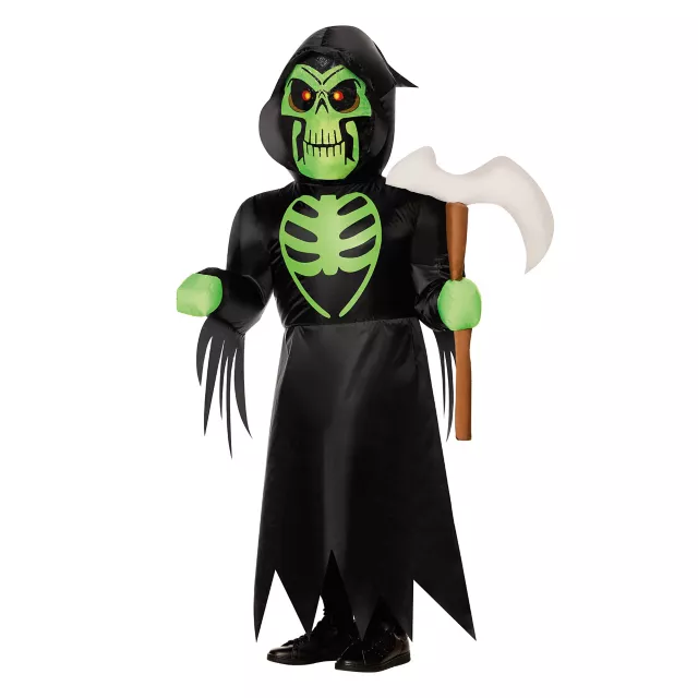 Kids Light-Up Inflatable Reaper Costume